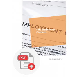 Safe Employment Contracts (PDF)